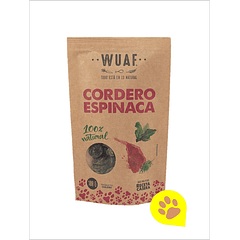 Wuaf Snack Cordero Espinaca 100 g