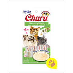 Inaba Churu Gato - Pollo con Almejas 56 g