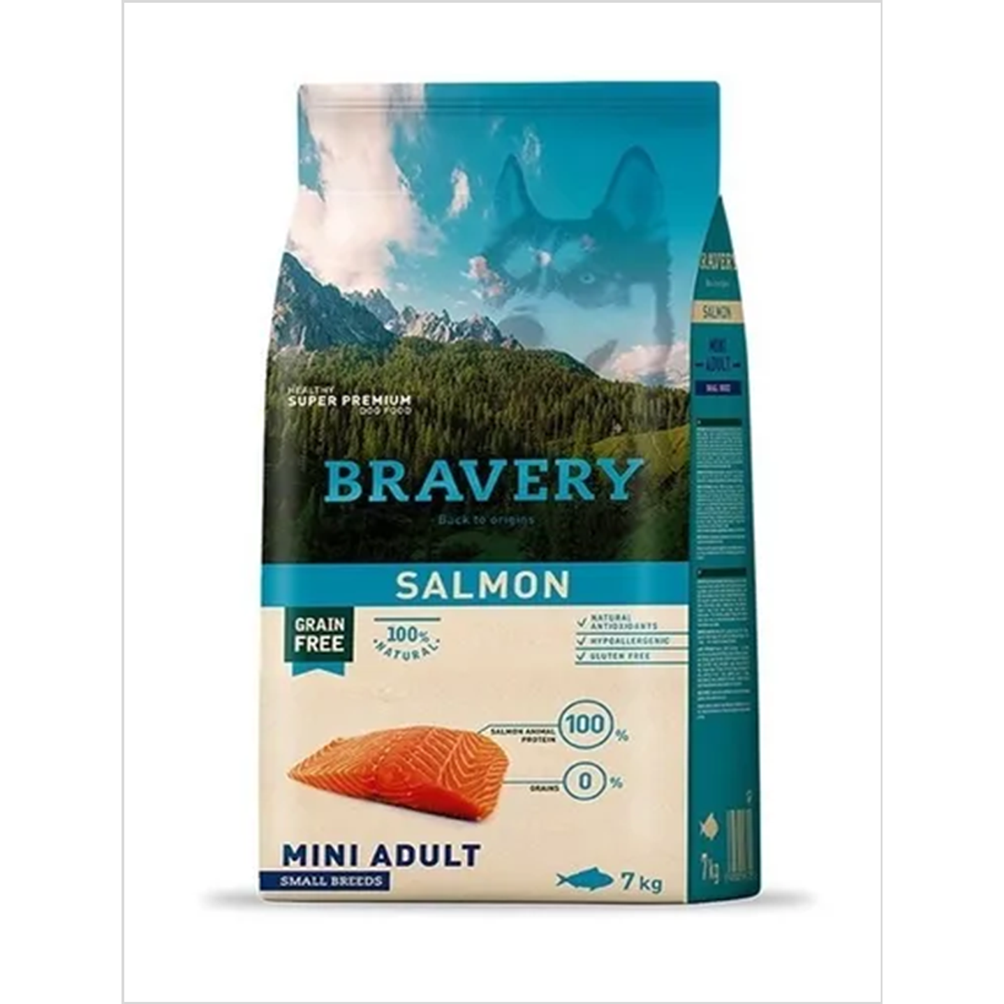 Bravery Salmon Mini Adulto 7 Kg