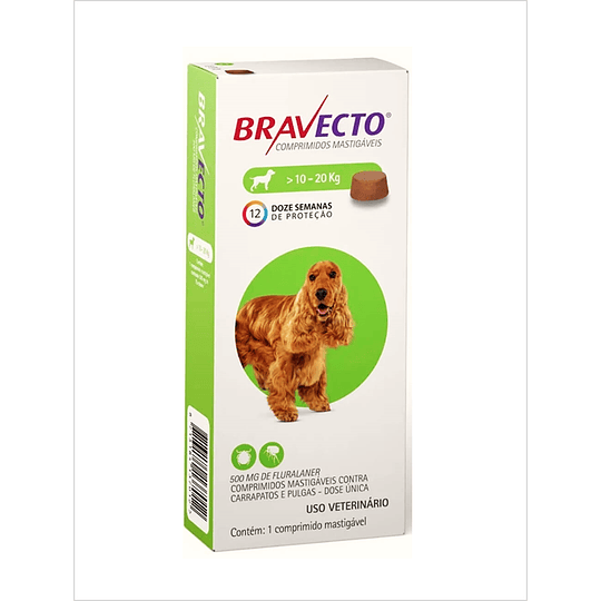 Bravecto 500 mg 10 - 20 kg
