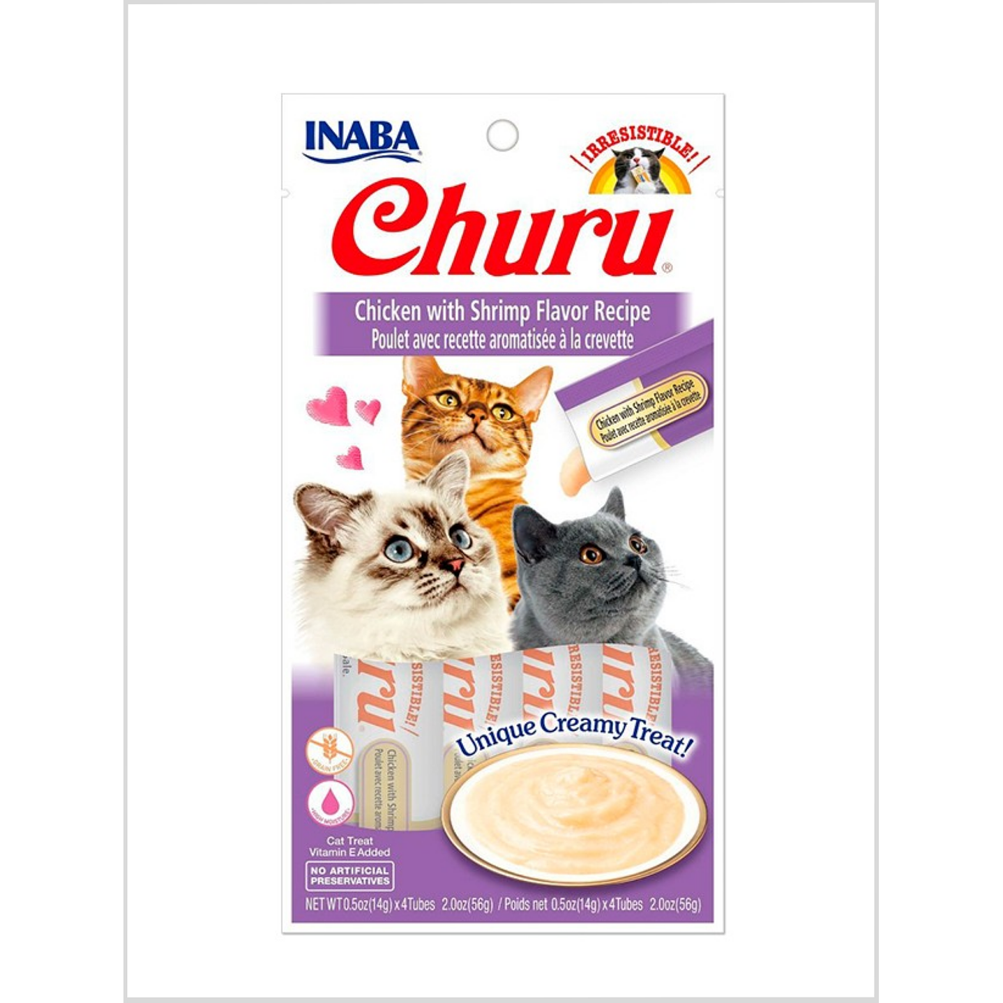 Inaba Churu Gato - Pollo con Camaron 56 g