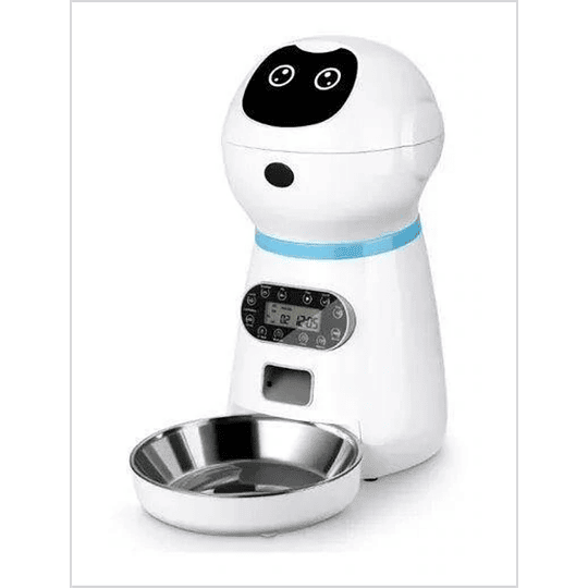 Robot dispensador de comida para perros 
