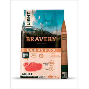 Bravery Light Iberian Pork Adulto 12 Kg