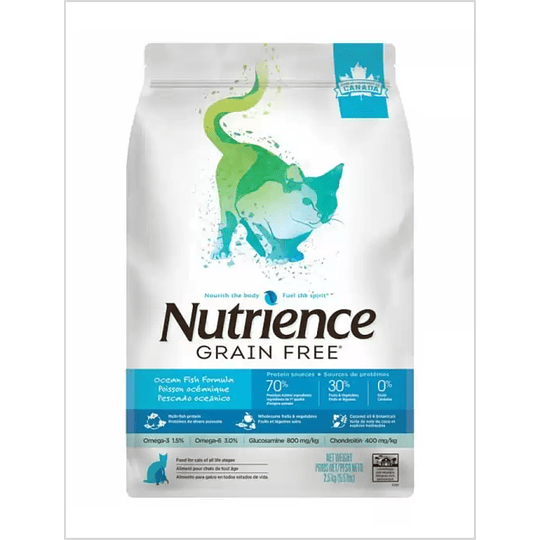 Nutrience Grain Free Cat Pescado 5 Kg