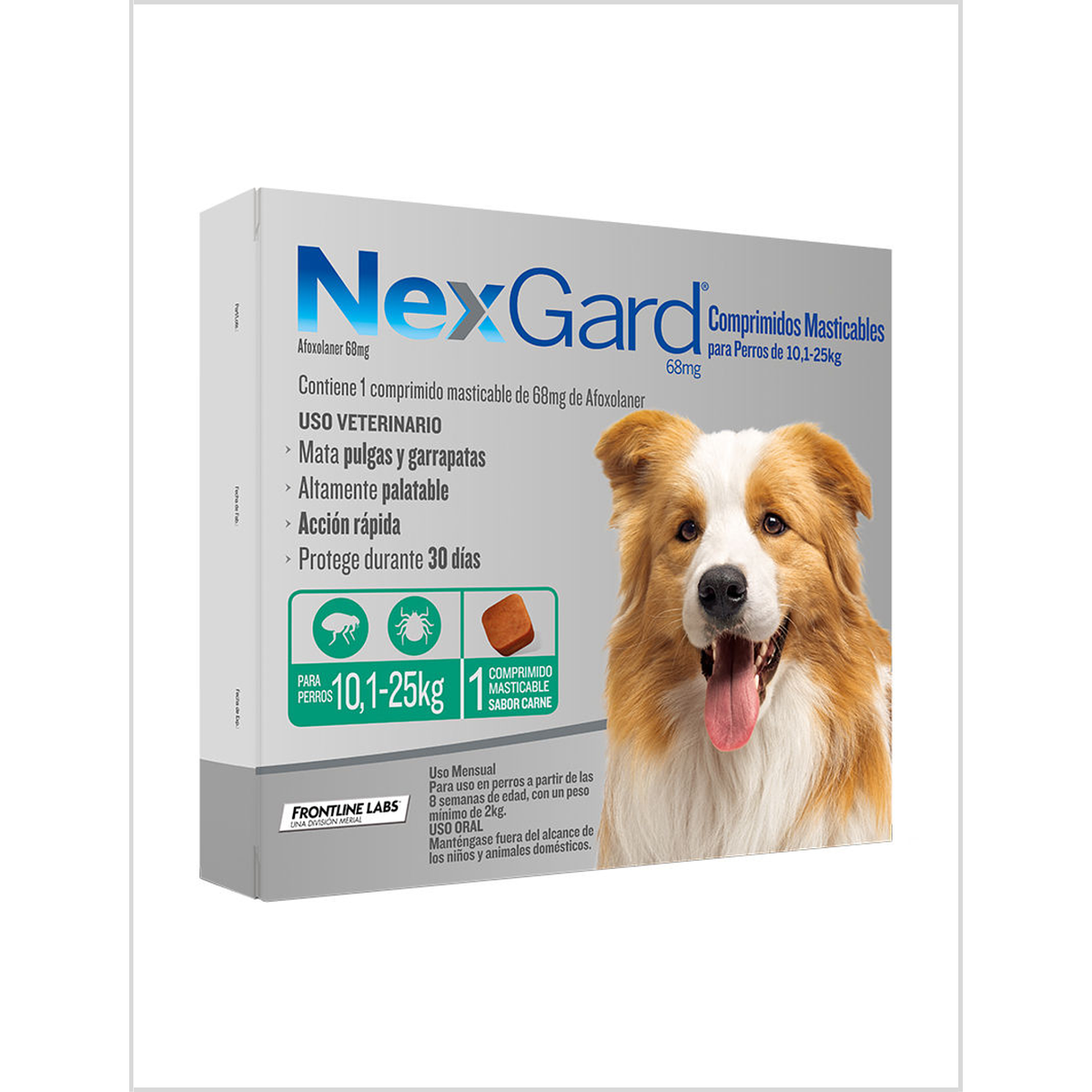 Nexgard 68 mg 10 kg a 25 kg x 1