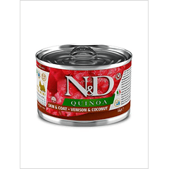 NyD Dog - Lata Quinoa Venado y Coconut Mini 140 g