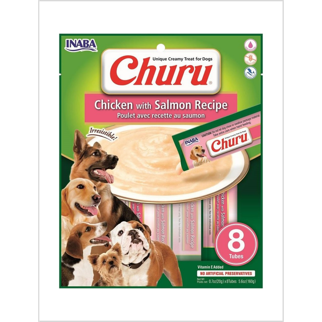 Churu Perro Pollo con Salmon 8 un 1