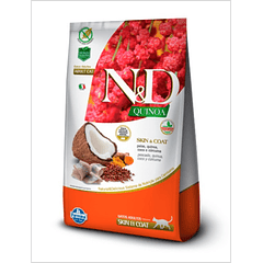 N&D Quinoa Feline Skin & Coat Peixe 1,5 Kg