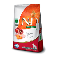 N&D Pumpkin Canine Adult Medium Pollo 10,1 Kg
