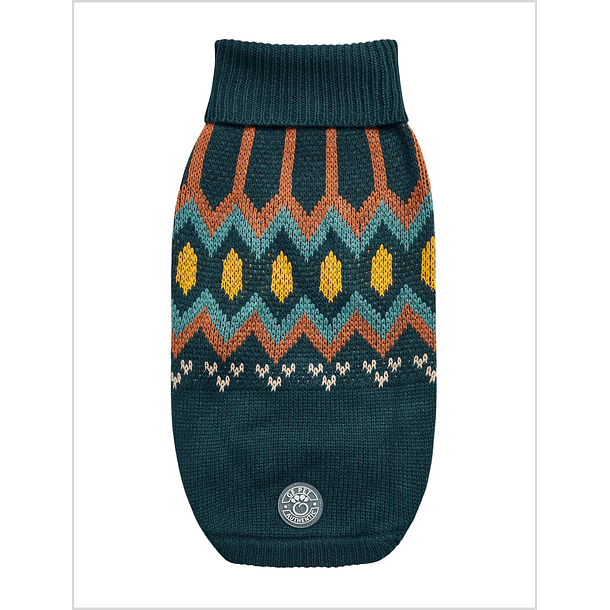 GFPet Sweater Heritage Teal 2