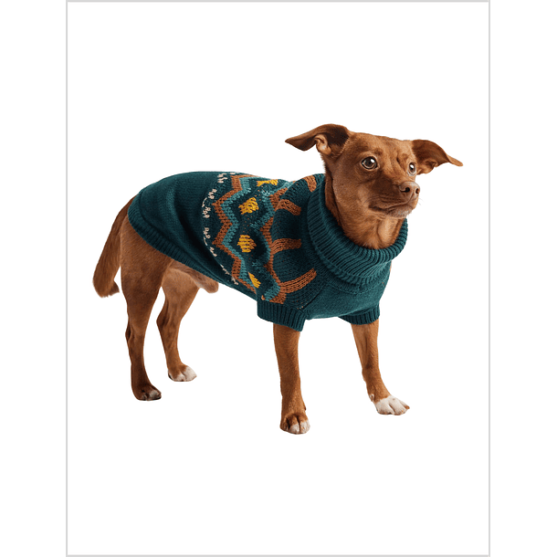GFPet Sweater Heritage Teal 1