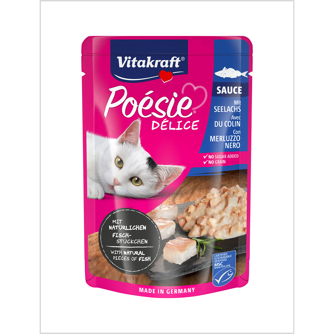 Vitakraft Poesie Delice Pescado 85 g 1