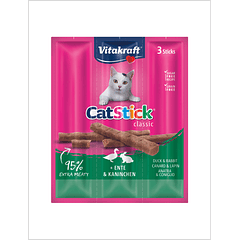 Vitakraft Cat Stick Conejo y Pato 18 g