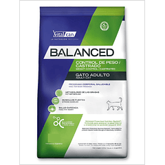 Vitalcan Balanced Gato Control Peso/Castrado 2 Kg