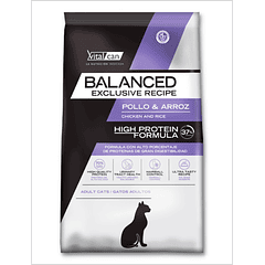 Vitalcan Balanced Exclusive Recipe Pollo y Arroz 3 Kg