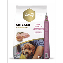 Amity Low Grain Chicken Adulto 14 Kg