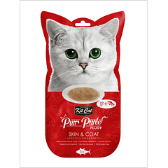 Kit Cat Purr Puree Plus+ Skin & Coat (Tuna) 60 g