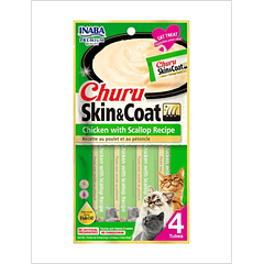 Inaba Churu Skin & Coat Pollo Con Ostion Gato 56 g