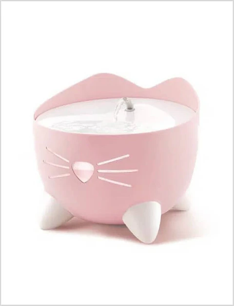 Catit Pixi Fuente Bebedera Rosa 1 un