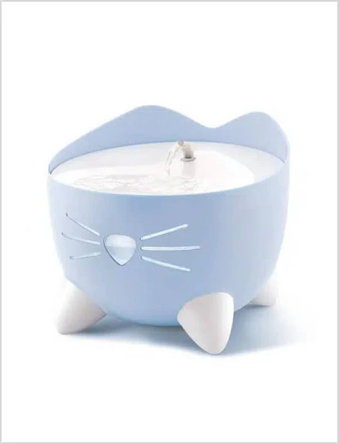 Catit Pixi Fuente Bebedera Celeste 1 un