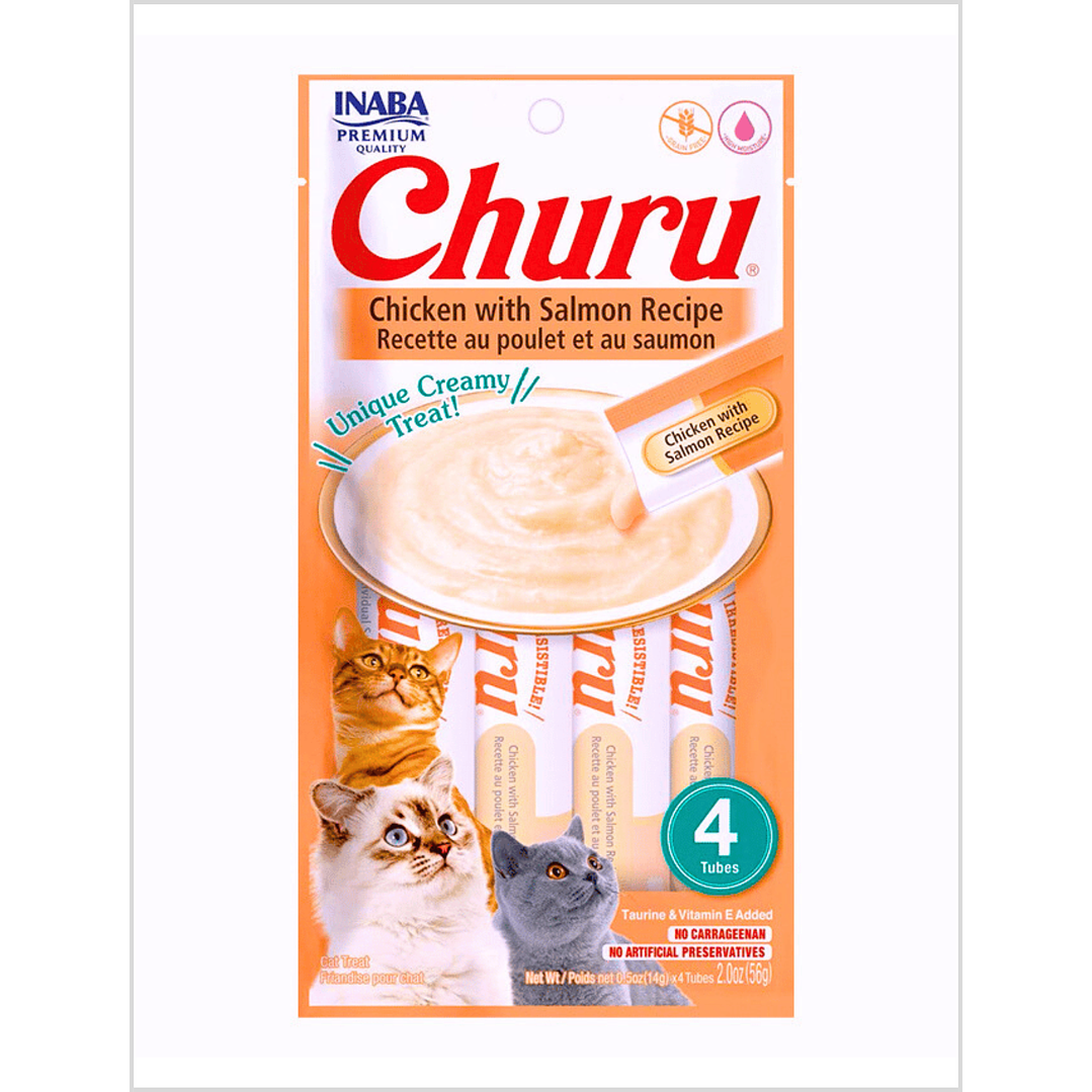 Churu Gato Pollo con Salmon 56 g 1