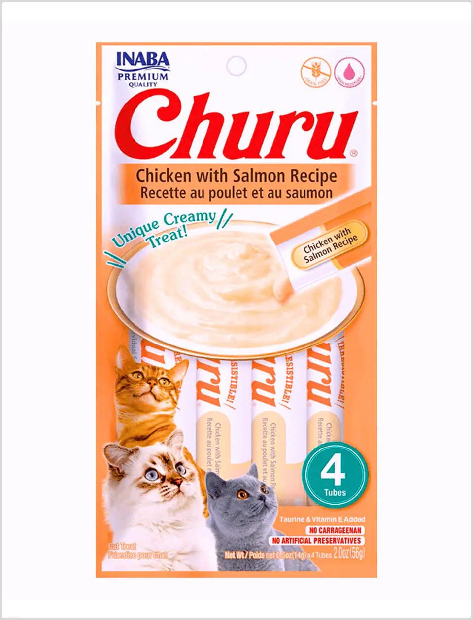 Churu Gato Pollo con Salmon 56 g 1