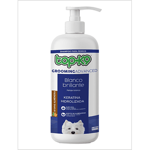 Topk9 Shampoo Grooming Blanco Brillante Keratina 1 un