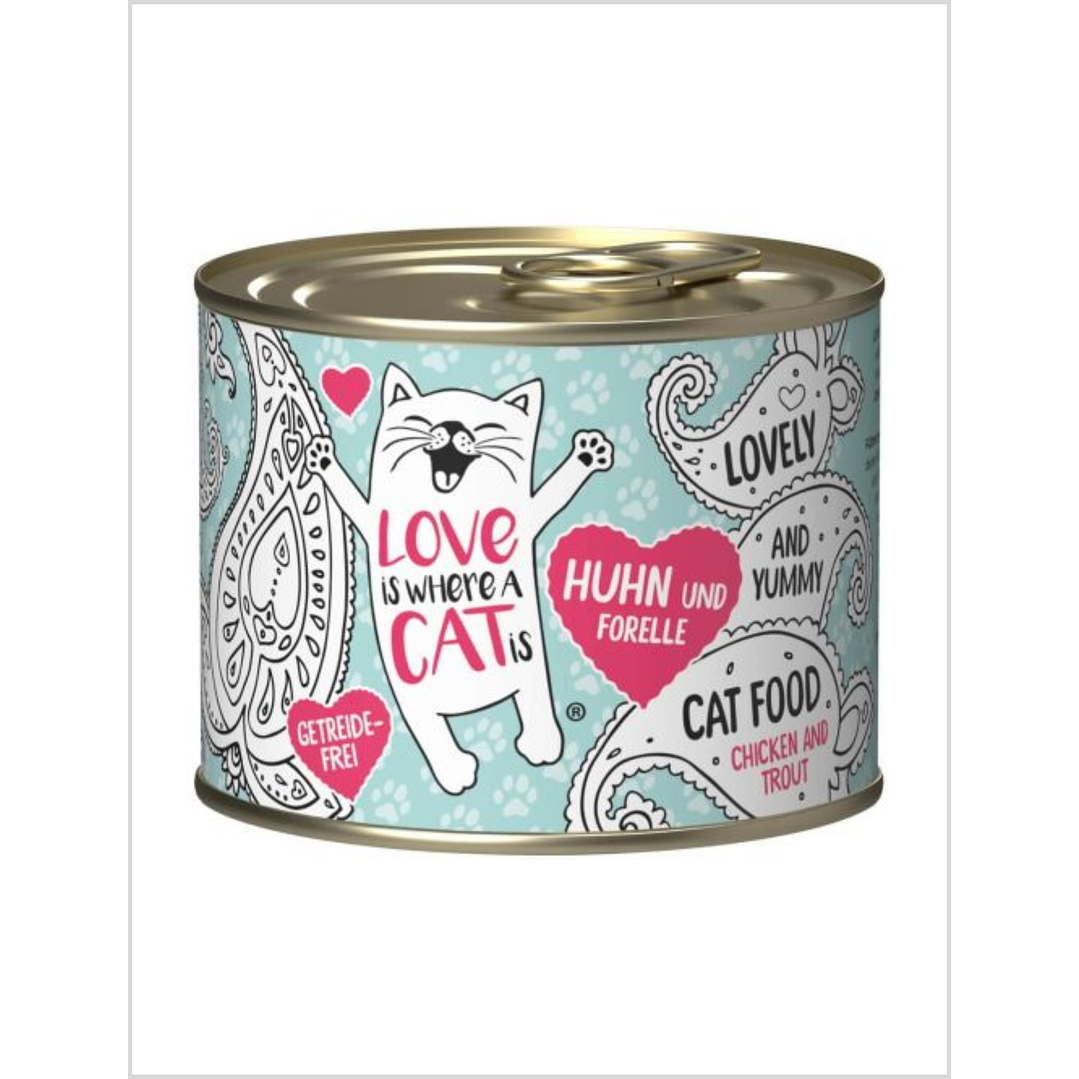 Love is Where a Cat is Chicken & Trout 200 G 1