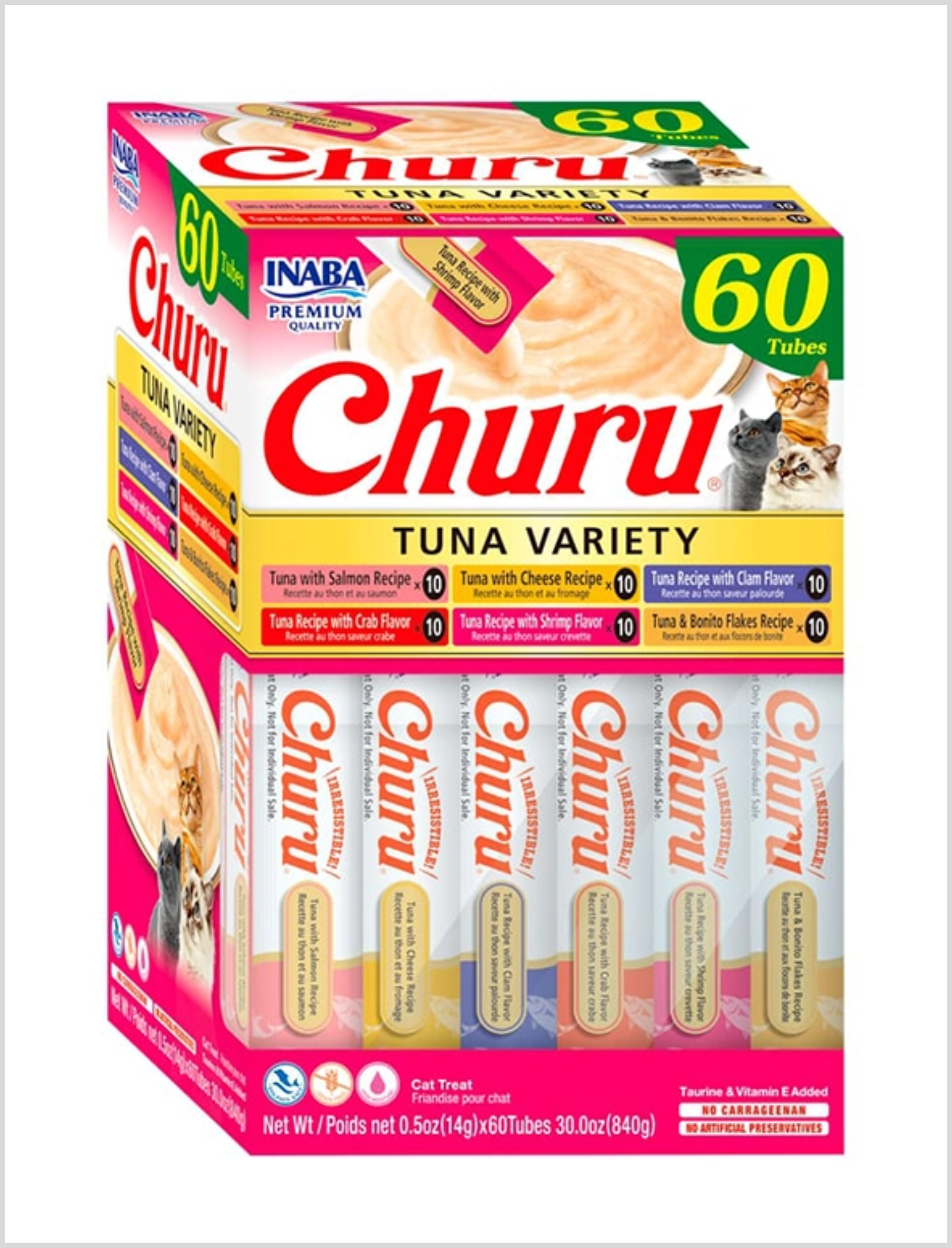 Churu Gato Variedades Atún 60 un