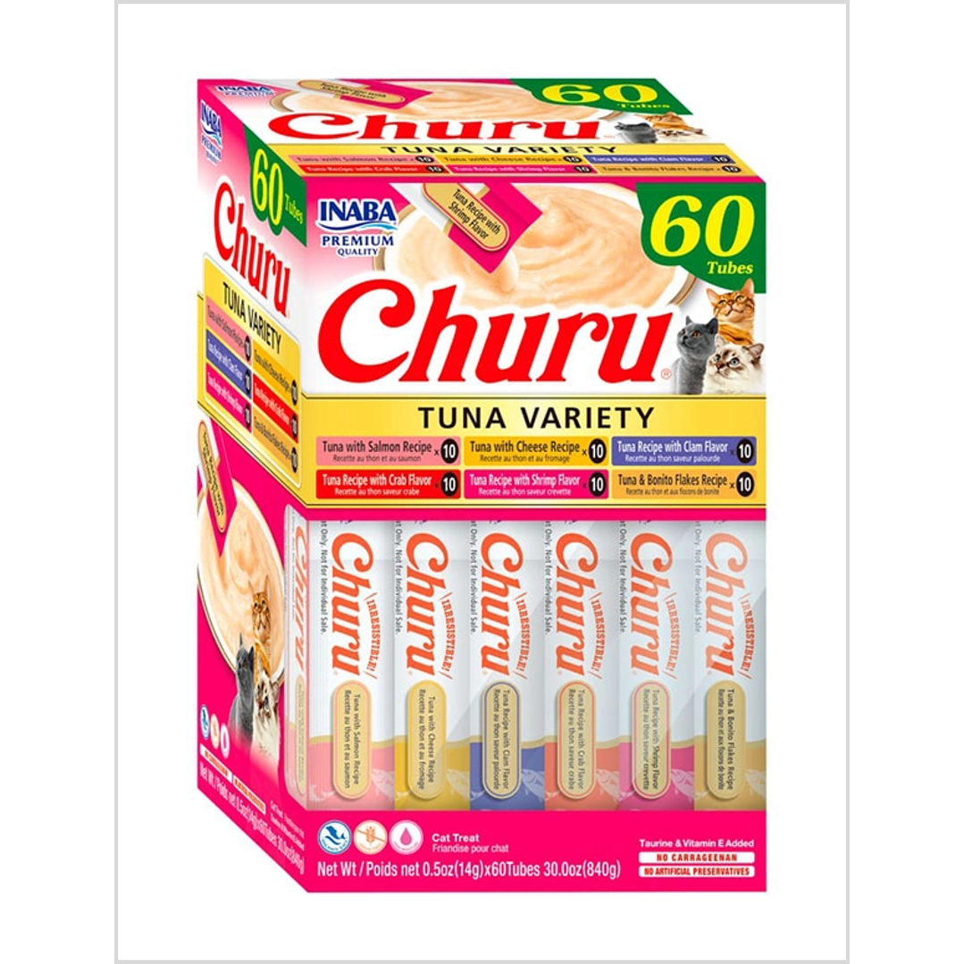 Churu Gato Variedades Atún 60 un 1