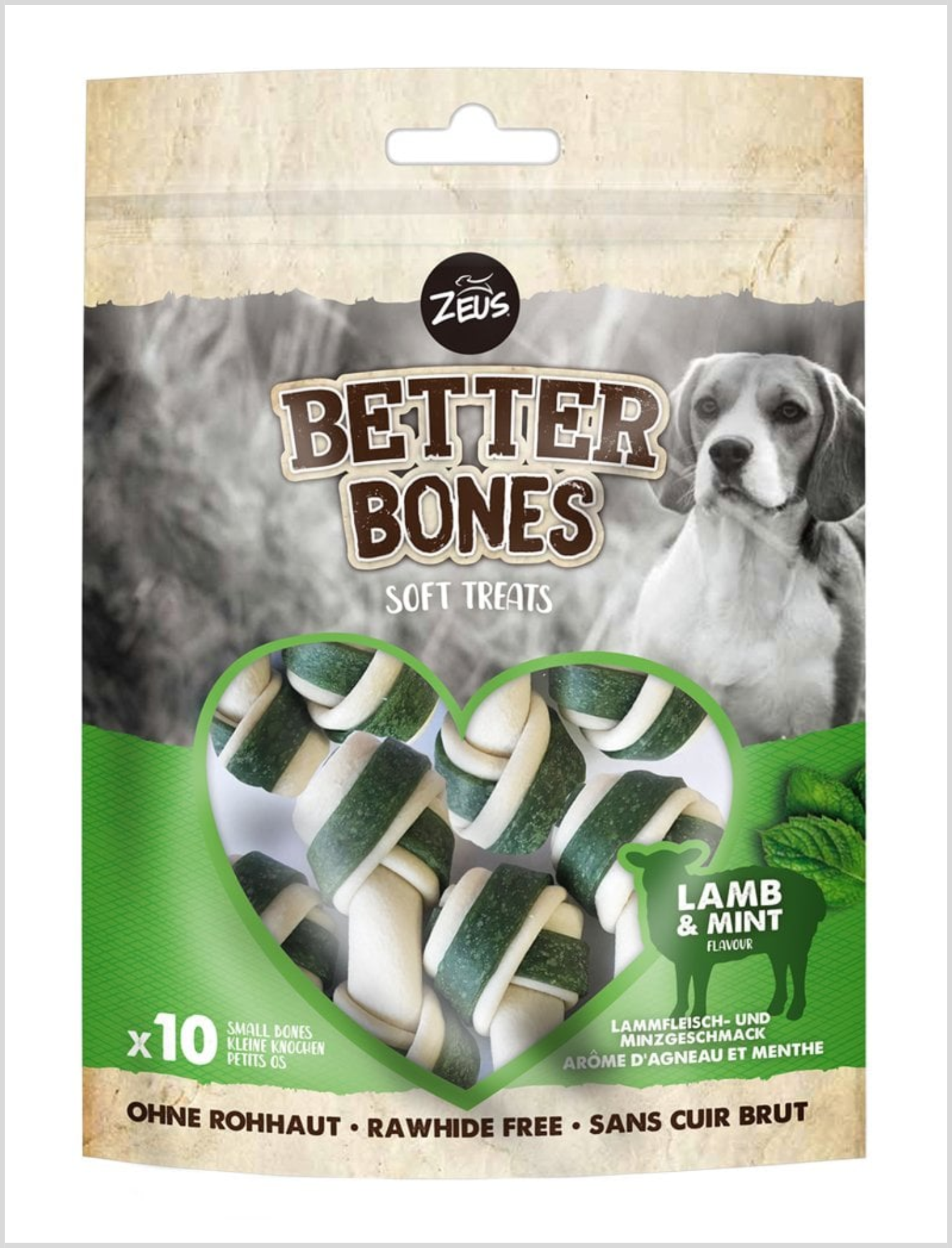 BETTER BONES HUESITOS CORDERO CON MENTA 10 UN