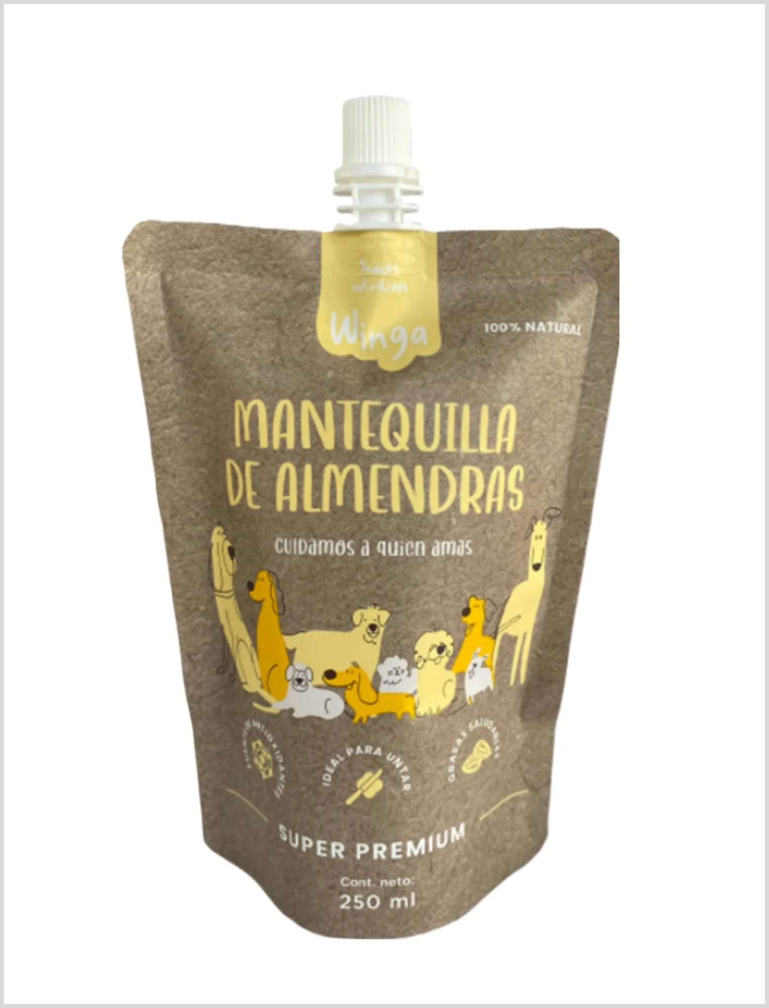 Winga Mantequilla de Almendra 250 ml
