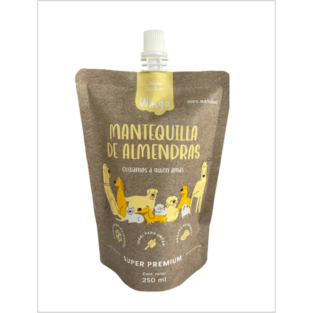 Winga Mantequilla de Almendra 250 ml 1