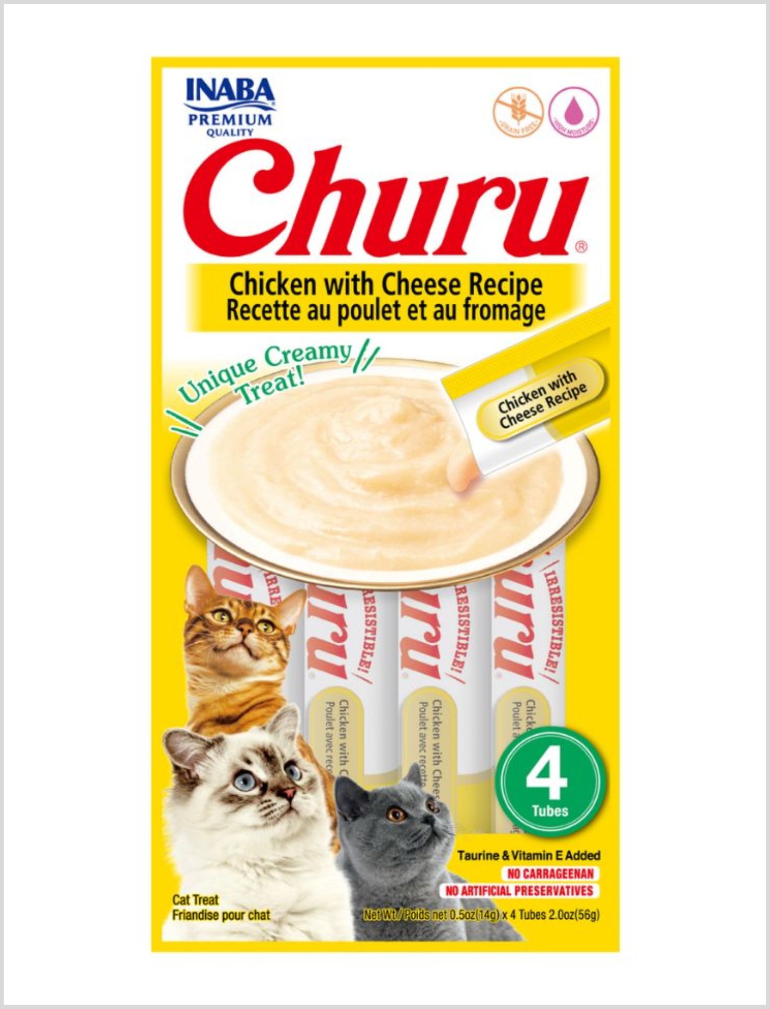 Churu Gato Pollo con Queso 56 g