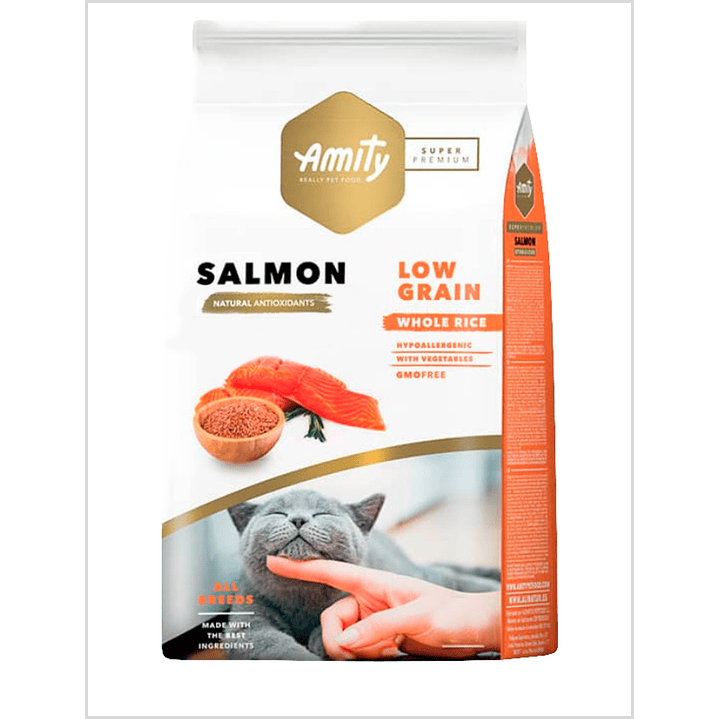 Amity Low Grain Salmon Adult Cat 7 kg