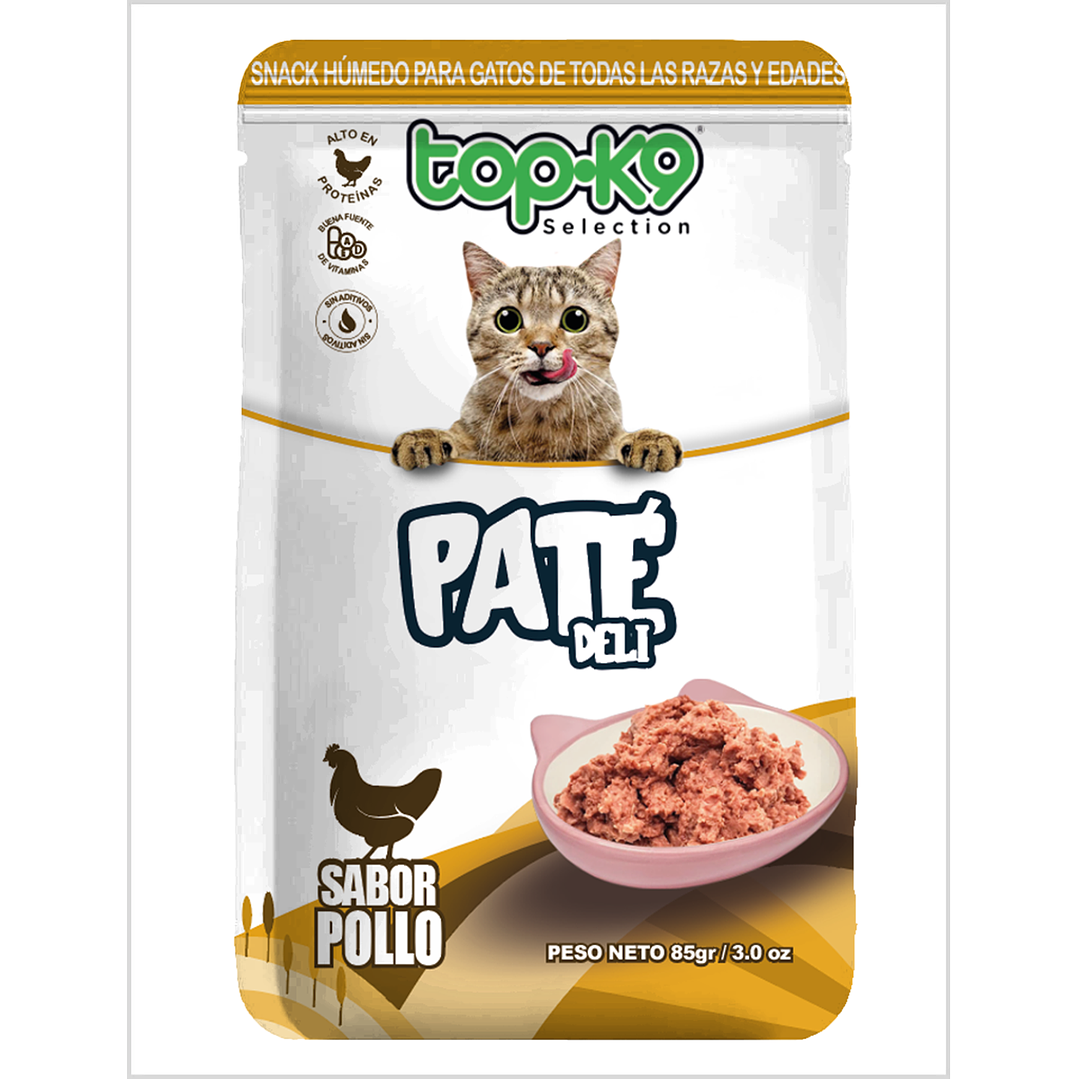 Topk9 Pate Deli Pollo 85 g 1