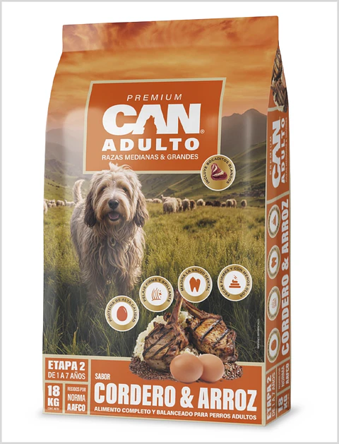 Can Adulto Cordero 18 Kg