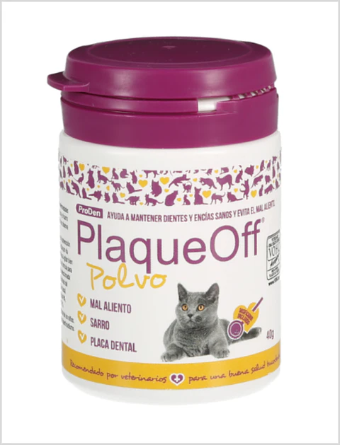 PlaqueOff Polvo 40g Gato