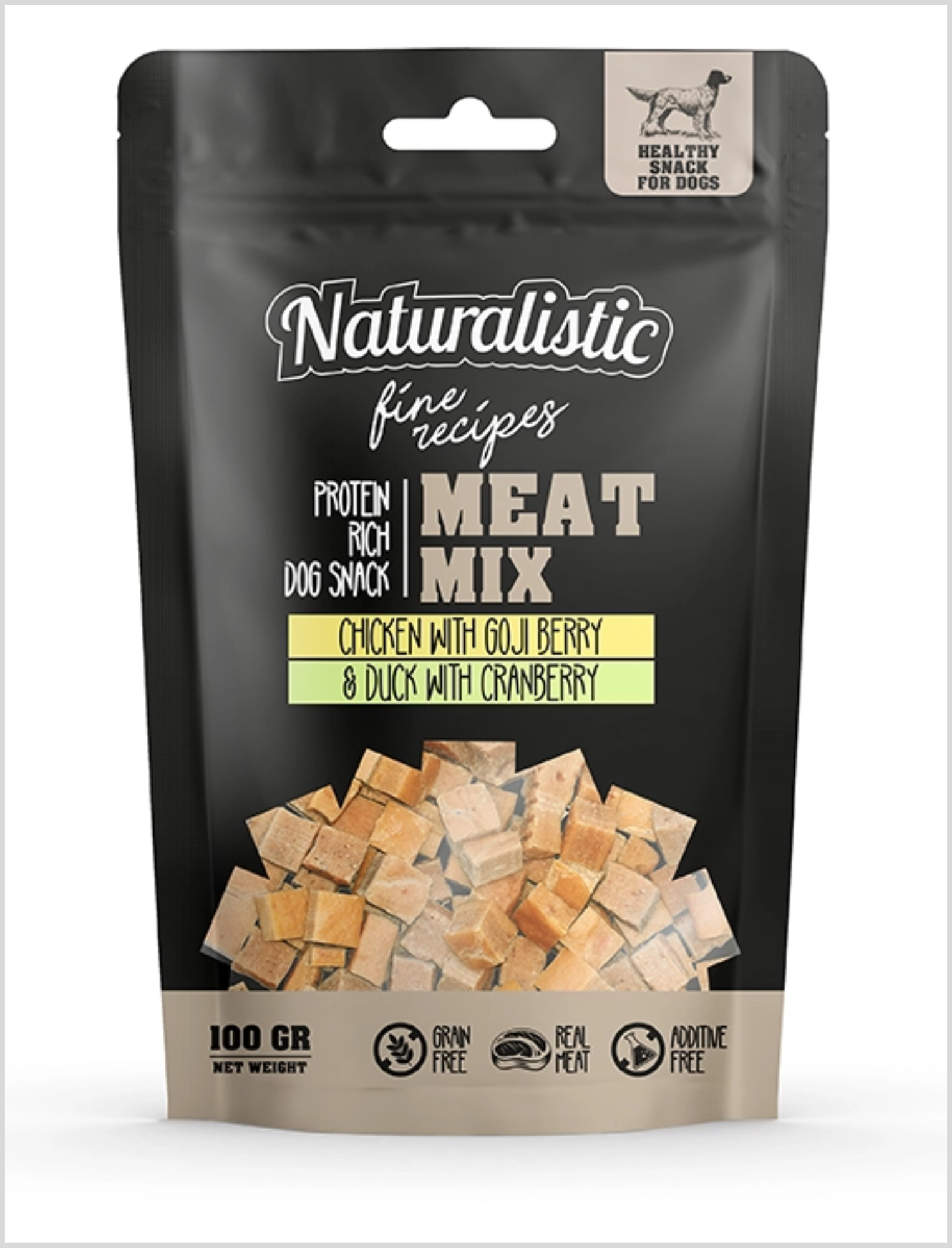 Naturalistic Fine Recipe MeatMix Chicken Goji - Duck Cranberry 100 g