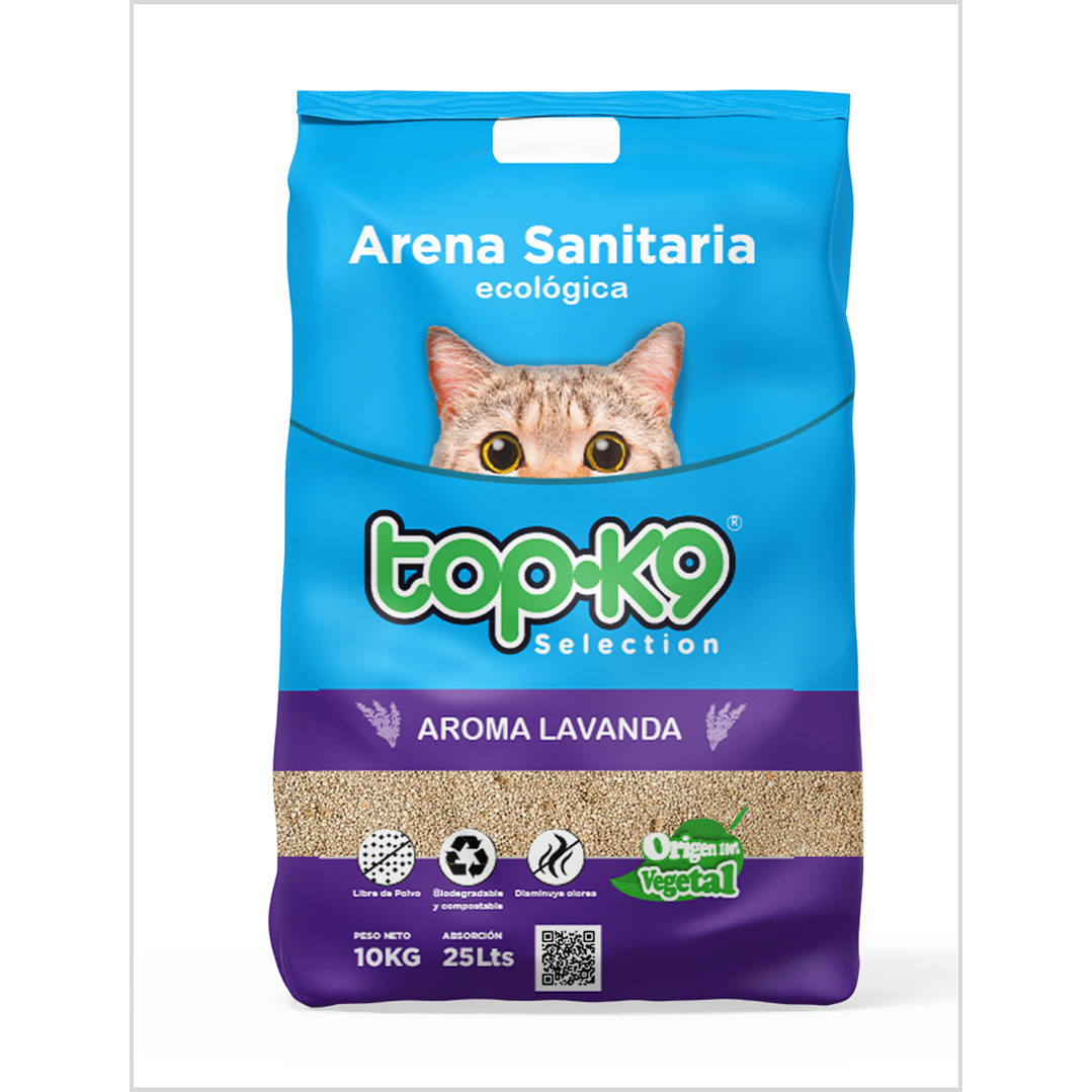 Arena Ecologica Aroma Lavanda TOP K9 10 Kg 1