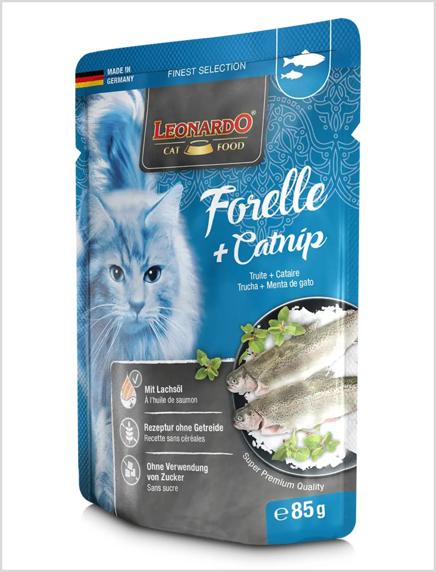 Leonardo Pouch Trucha y Catnip 85 g 1