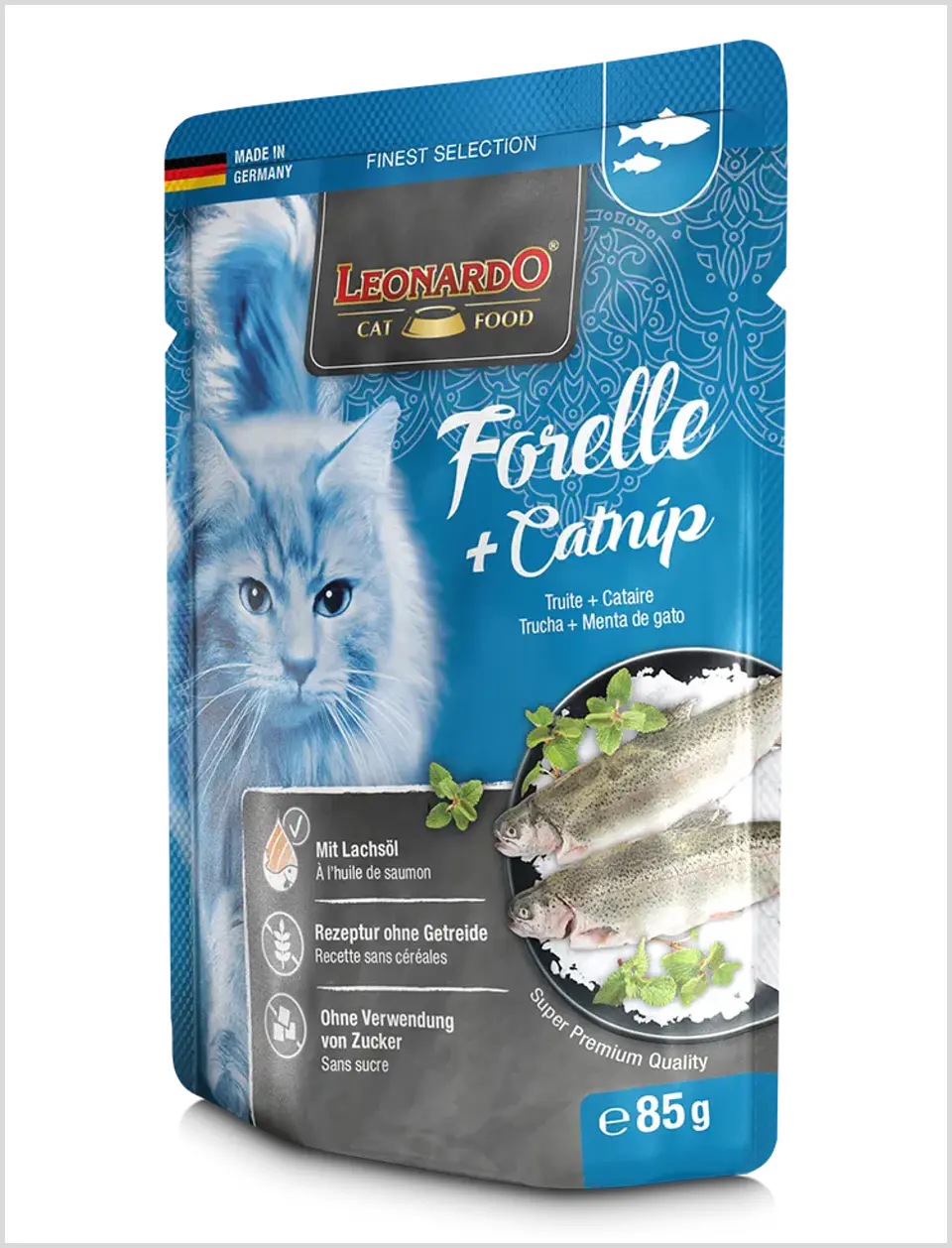Leonardo Pouch Trucha y Catnip 85 g 1