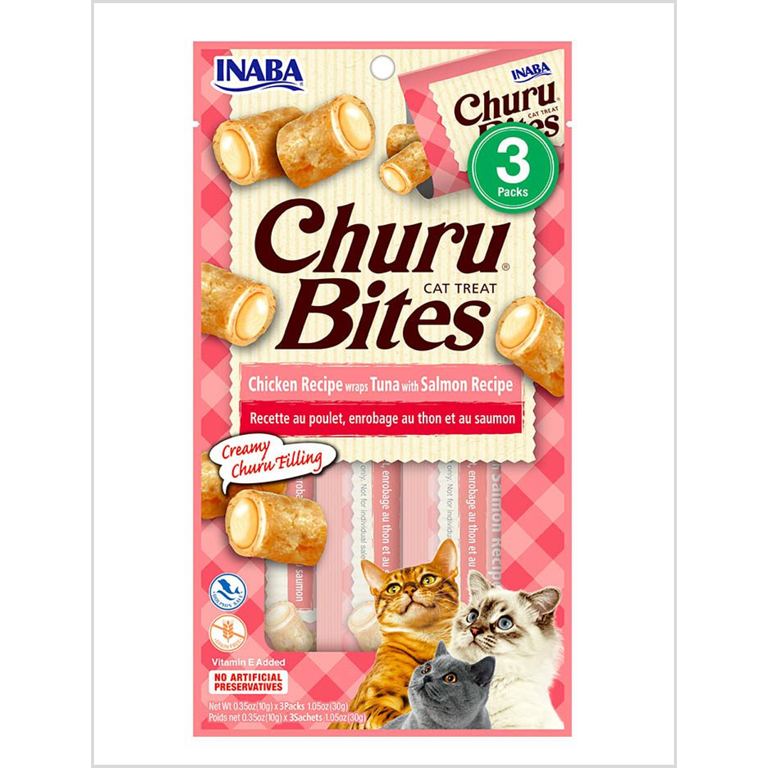Churu Bites Gato Wraps Atún Salmón 30 g 1