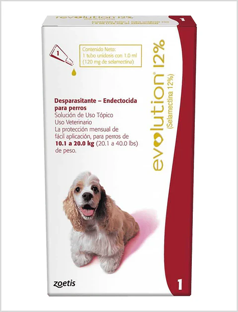 Revolution Perro 12% 10 - 20kg (1,0 ml)