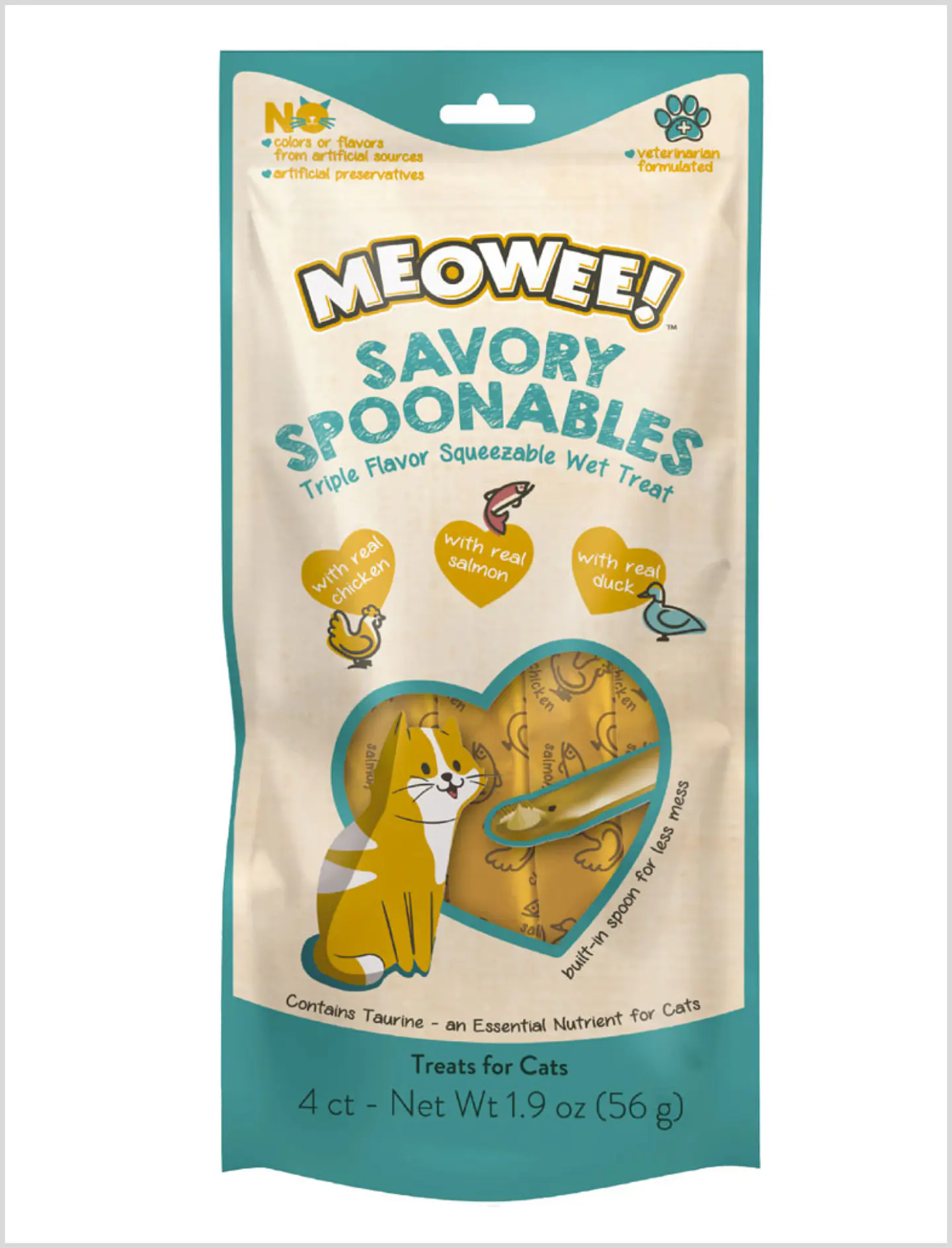 Meowee Spoon Pollo Salmon Pato 1
