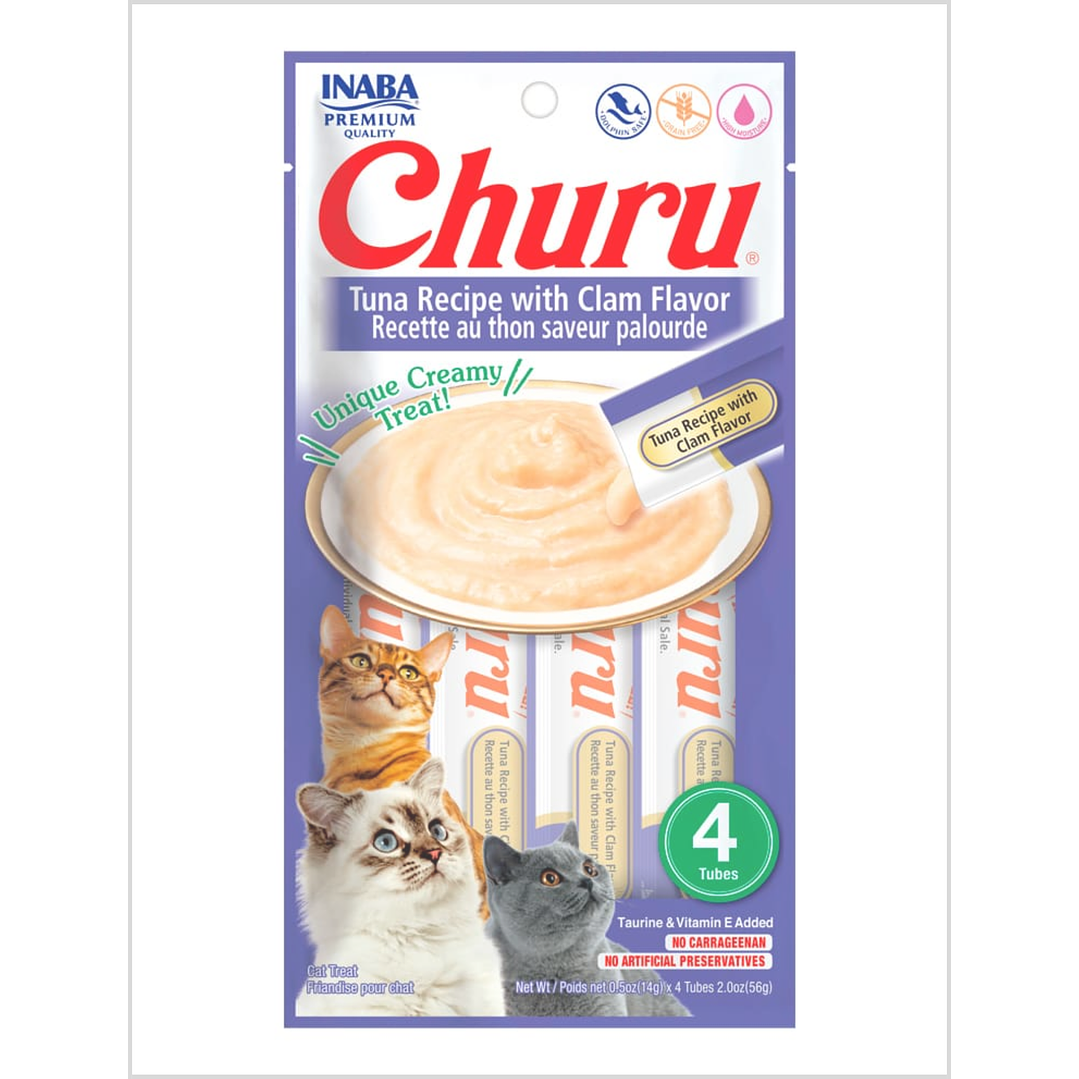 Inaba Churu Gato Atún con Almeja 56 g 1