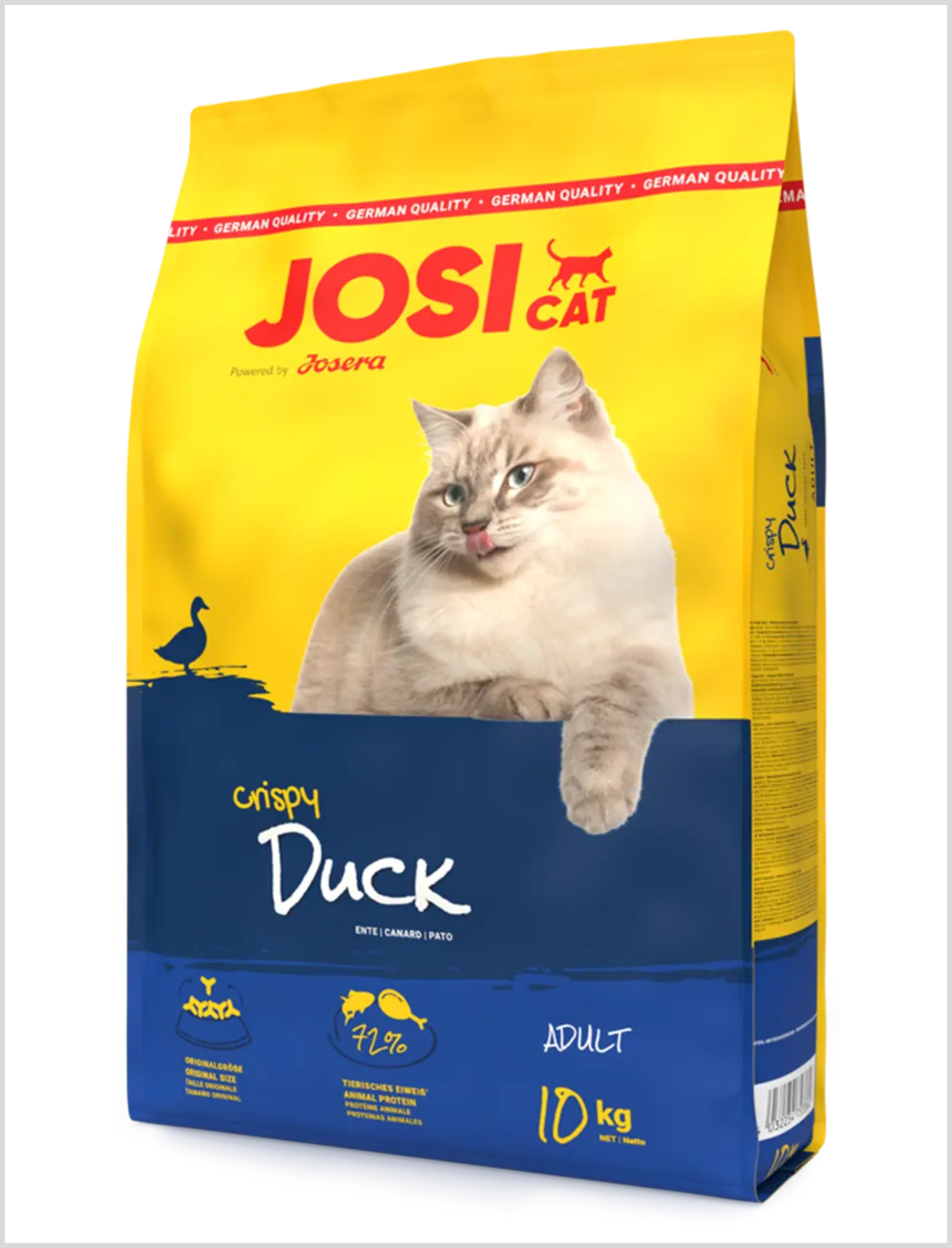 JOSERA JosiCat Crispy Duck 1,9kg Mit Ente Für Erwachsene Katzen