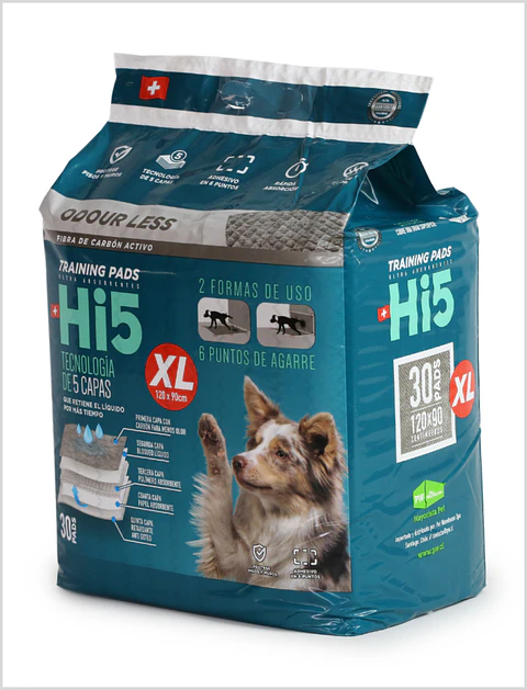 Sabanillas HI5 XL Carbon Activado 120x90 - 30 un