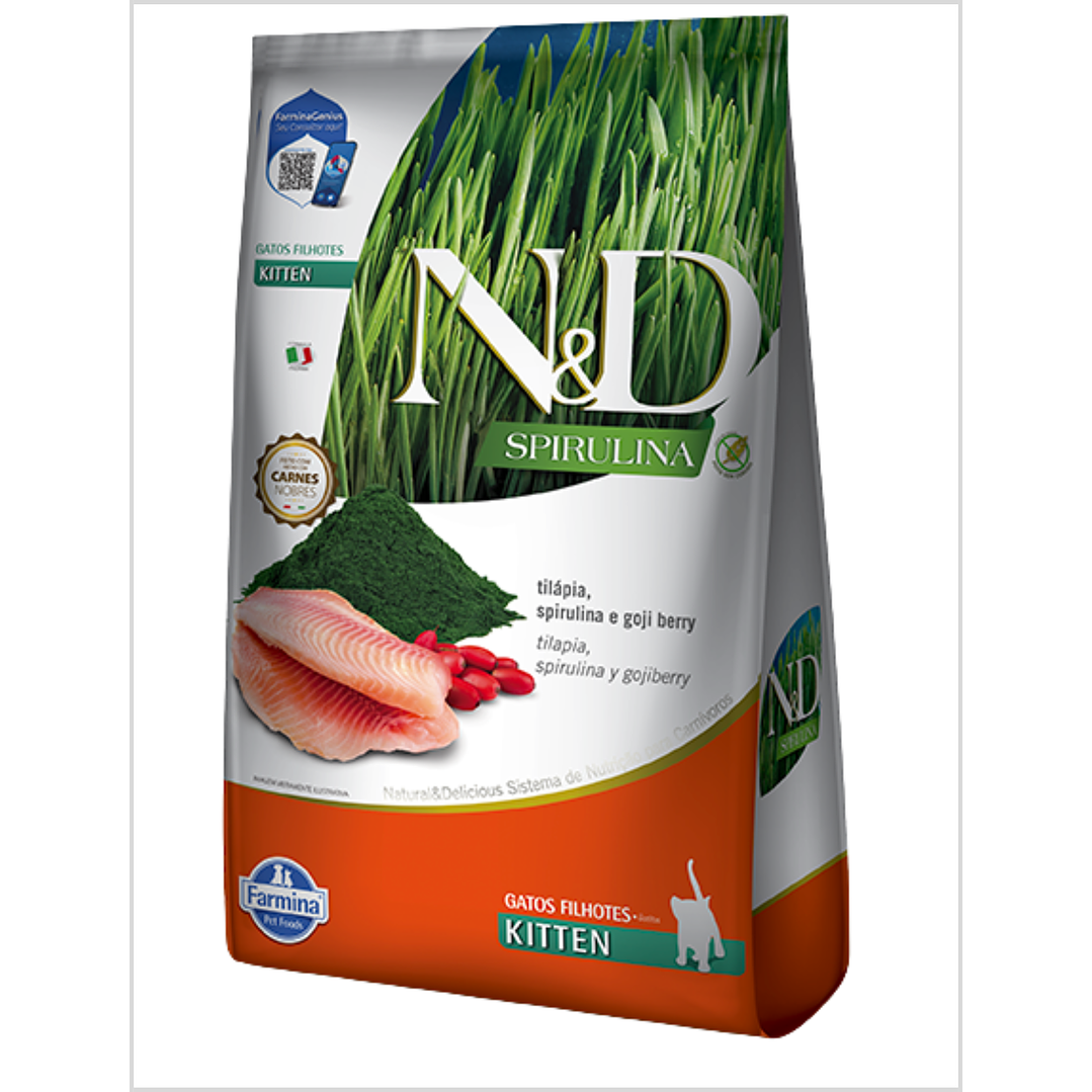 N&D Espirulina Feline Kitten Tilapia - 1,5 Kg 1
