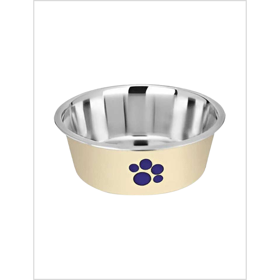 Kumar Plato Crema y Patita Azul 1